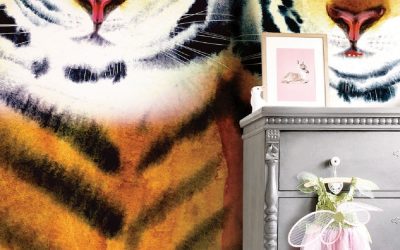 Prentenboeken als inspiratie voor dierlijk behang