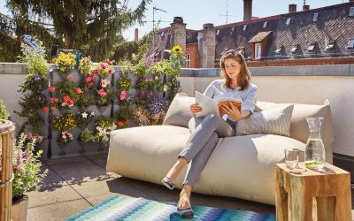 Verticaal tuinieren in een kleine tuin of op balkon