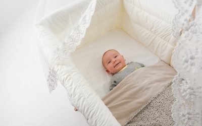 Elegant babybed met wiegfunctie!